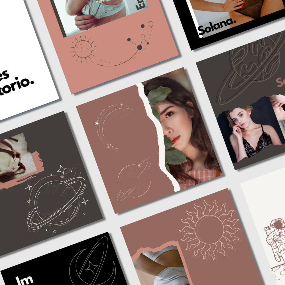 Plantillas Editables Estilo MINIMAL SPACE